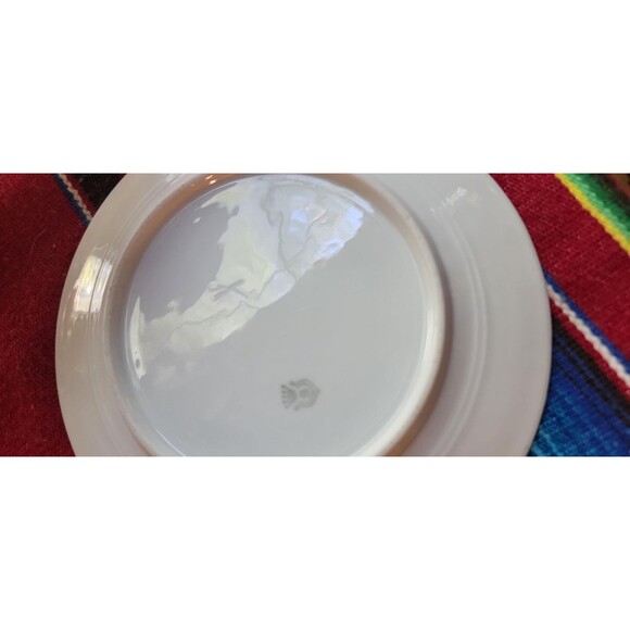 Vintage Rare Beyer & Bock Royal Rudolstadt Rudolstadt-Volkstedt plate pansies go - Picture 7 of 9